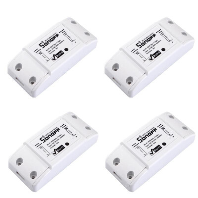 

4pcslot SONOFF 10A DIY Smart WiFi General Modification Remote Control Power Shut with Smart APP