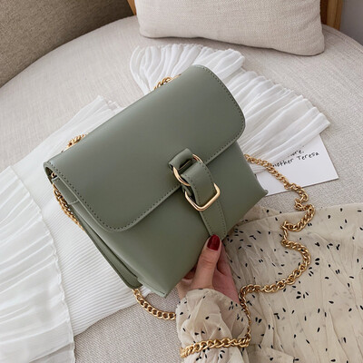 

Small bag female new Korean version of the small bag chain small square bag texture shoulder Messenger bag