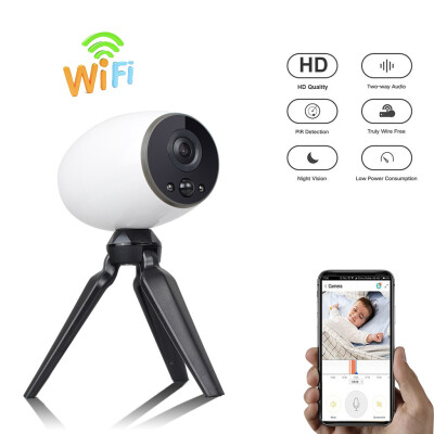 

〖Follure〗HD Rechargeable Camera Security Wifi Security Night Vision Two Way Audio