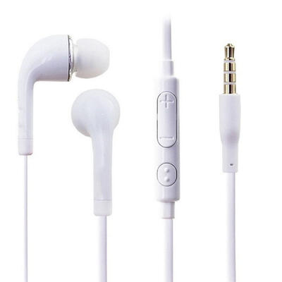 

S4 Portable Lightweight 35mm Wired In-Ear Earphone Earbuds With Mic And Volume Control For Daily Use