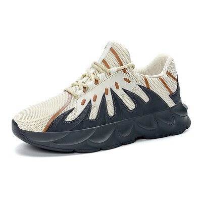 

Autumn net red yeezy volcano models sports mens shoes thick bottom increased personality casual mens shoes breathable running tide shoes
