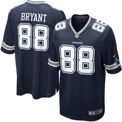 

Youth Football Jersey Dallas Cowboys Dez Bryant Navy Blue Team Color Game Jersey