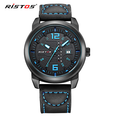 

Wish watch mens fashion casual waterproof mens wrist form calendar quartz watch custom