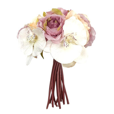 

Artificial Silk Flowers Small Bouquet Simulation Fake Flower Wedding Decor