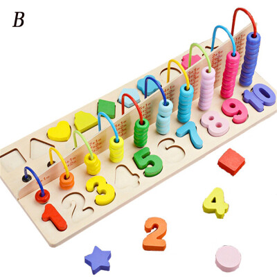

Tailored Wooden Childrens Beads Number Graphical Puzzle Jigsaw Educational Toy For Kids