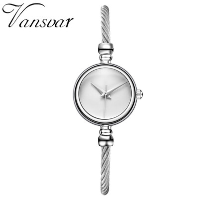 

Vansvar Luxury Women Bracelet Watches Casual Quartz Stainless Steel Bracelet Watch Wrist Watch Relogio Luxe Femmes Montres 533