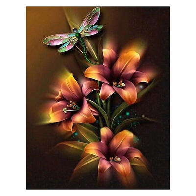 

5D DIY Full Drill Diamond Painting Blooming Flowers Cross Stitch Embroidery