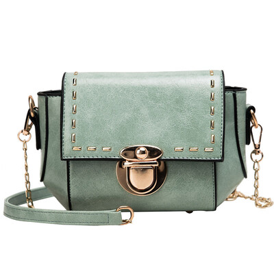 

Chao Korean version of the pearl lock small square bag wild fashion chain shoulder diagonal package