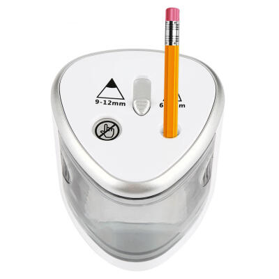 

Greensen Tenwin Gray Double Holes Electric Pencil Sharpener School Office Stationery