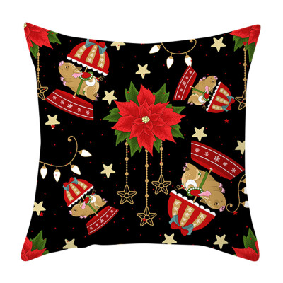 

Tailored Christmas Pillow Cover Decor Pillow Case Sofa Waist Throw Cushion Cover