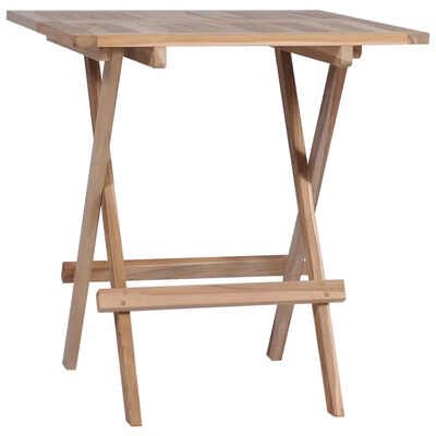 

Folding Bistro Table Solid Teak 236"x236"x256