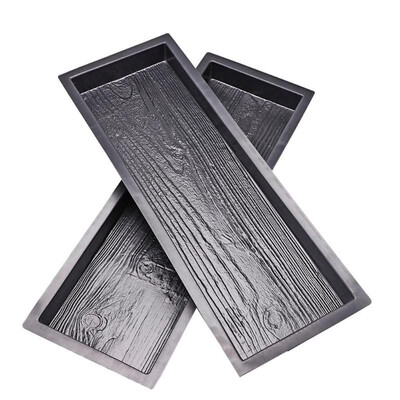 

2 Molds Wood Garden Pavement Mold DIY Stepping Stone Concrete Paving Mould