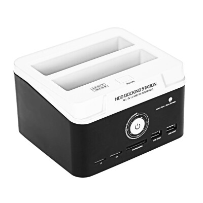 

USB 30 to SATA I II III Dual Bay External Hard Drive Docking Station with Offline Clone Function for 25 inch 35 inch HDD
