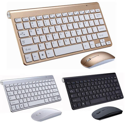 

New 24G Wireless Gaming keyboard&Mouse Set Bundle Computer PC Multimedia