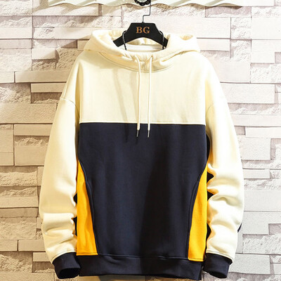 

Toponeto Mens Casual Letter Printed Long Sleeve Cotton Hoodies Pockets Top Sweatshirt