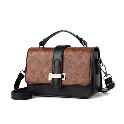 

Female bag 2019 new tide female bag Korean version of the fresh fashion single shoulder Messenger bag PU leather
