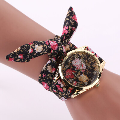 

Innovative fashion bag small floral ladies watch Yiwu factory direct sales