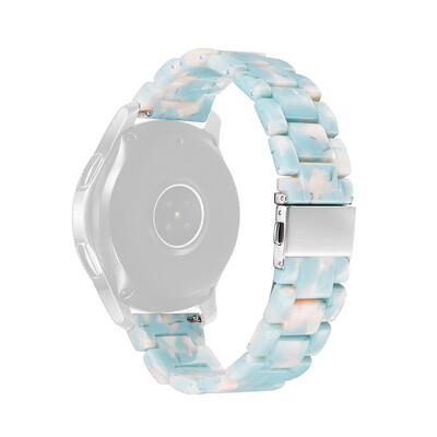 

〖Follure〗Luxury Crystal Resin Agate Beads Watch Band Strap For Samsung Galaxy watch 42mm
