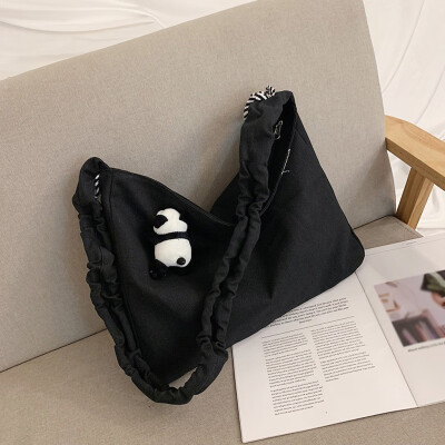 

Tailored Female Bag Large Capacity Shoulder Bag Student Slung Fashion Wild Cloth Bag