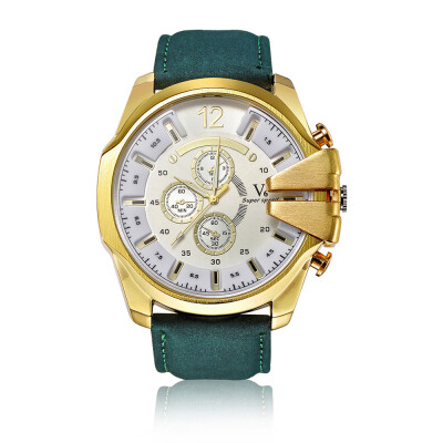 

V6 mens life waterproof sports watch large dial European&American models mens watch quartz watch 020