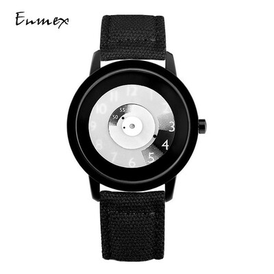 

Enmex cool watch hit color focus creative design dazzling Milan steel belt watch during the translation of holiday gifts