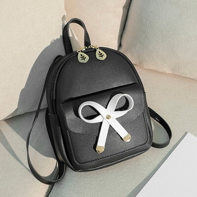 

Tailored Fashion Lady Shoulders Small Backpack Letter Purse Mobile Phone Messenger Bag