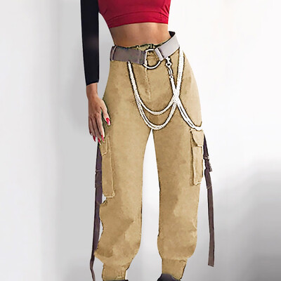 

Tailored Women High Waist Casual Harem Pants Long Trousers Pants