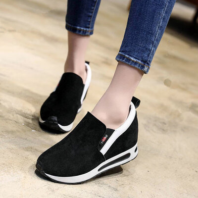 

Increase one foot in the sanded flat sole in autumn with Lefu shoes casual shoes lazy womens shoes&all kinds of autumn styl