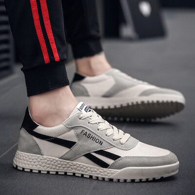 

Canvas Shoes Mens Korean Version Baitao Students Leisure Shoes Spiritual BoysRed Social Cloth Shoes