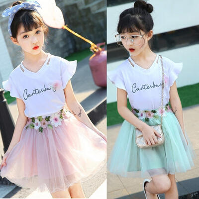 

Flower Girls Princess Dress Kids Baby Party Pageant Lace Tulle Tutu Dresses