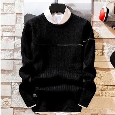 

Toponeto Mens New Autumn Winter Casual Long Sleeve Knitting Sweaters Tops Blouse