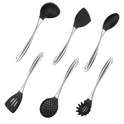 

Greensen 6 Pcs Silicone 304 Stainless Steel Cooking Baking Utensil Set Kitchen Gadget Tools6