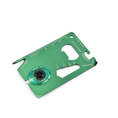 

Multi-function Stainless Steel Tool Card With Light Portable Survival Card For Outdoor Camping Adventure
