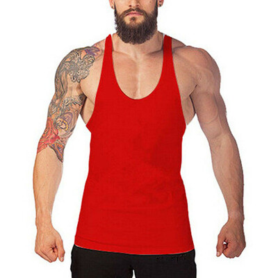 

Mens Gym Tank Top Vest Bodybuilding Muscle Stringer Fitness Sleeveless T shirts