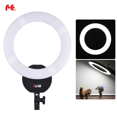 

FalconEyes FLC-55 16 Inch Fluorescent Video Ring Light Lamp 55W 5600K Studio Portrait Photography Lighting with White Filter