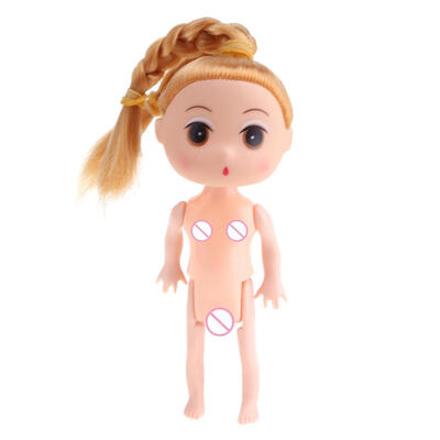 

12cm Doll Body Solid Environment-Friendly Naked Body Baking Cake Doll Toy