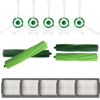 

〖Follure〗Side Brush&Hepa Filters&Bristle Brush for Robot Roomba i7 i7i7 Plus E5 E6 E7