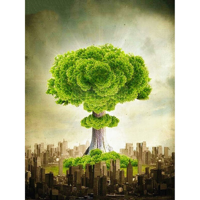 

Diamond Painting New 2019 Tree Diamond Embroidery Square Rhinestones Plant Home Decoration Diamond Art