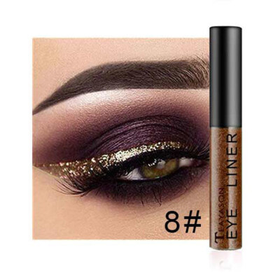 

Long Lasting Waterproof Glitter Liquid Eyeliner Pencil Women Shimmers Makeup Pen