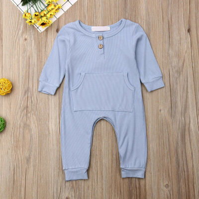 

Cute Newborn Infant Baby Boy Girl Clothes Long Sleeve Romper Jumpsuit Outfit