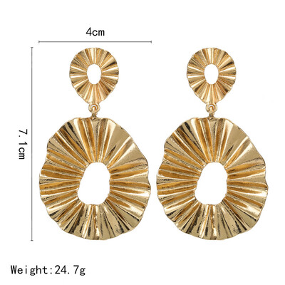 

F32 Multi Designs Wholesale Fashion Jewelry Women Metal Vintage Statement Clear Crystal Drop Earrings For Women Metal Earring
