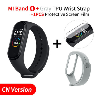 

Newest 2019 Original Xiaomi Mi Band 4 Smart Color Screen Bracelet Heart Rate Fitness 135mAh Bluetooth50 50M Swimming Waterproof
