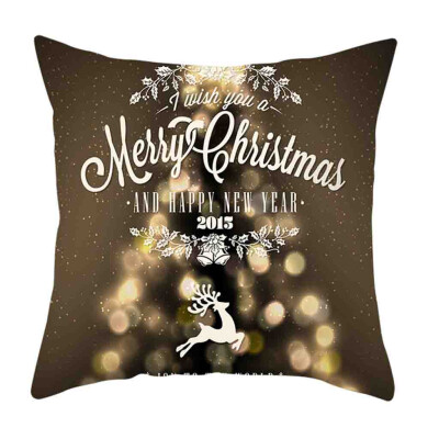 

Tailored Christmas Pillow Cover Decor Pillow Case Sofa Waist Throw Cushion Cover