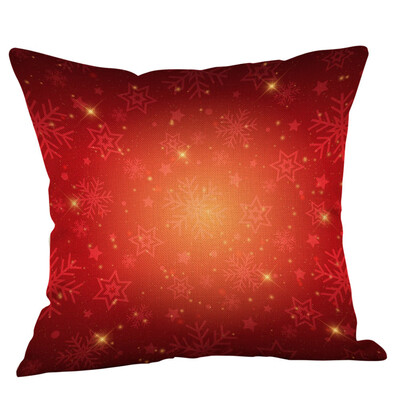 

Tailored New Christmas Cotton Linen Pillow Case Sofa Cushion Cover Home Decor