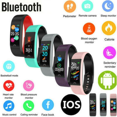 

Smart Watch Fitness Tracker Sports Heart Rate For Apple & Android Activity Band