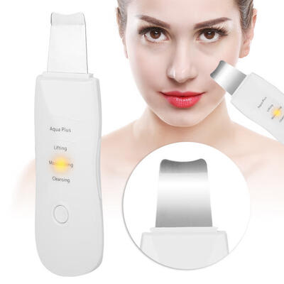 

Greensen Ultrasonic Vibration Skin Scrubber Ions Deep Cleansing Spatula Blackhead Grease Removal