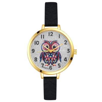 

Owl watch mens quartz watch GAIETY brand fashion watch silicone strap watch