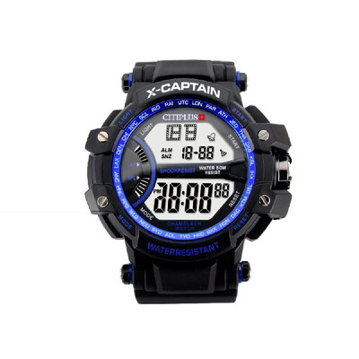 

CITIPLUS T-9 Analog Digital Men Women Watch Week Calendar Fashion Casual Sports Wristwatch 3ATM Waterproof Backlight Snooze Functi
