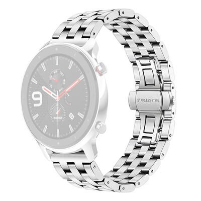 

〖Follure〗Replacement Stainless Steel Watch Band Strap Metal Frame for AMAZFIT GTR 47MM