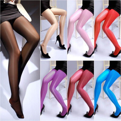 

Women High Waist Sexy Oil Shine Glossy Stocking Body Shaped Pantyhose Tights Hot